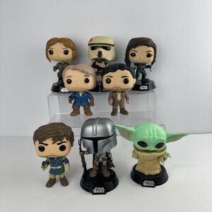 Funko Pop Starwars Lot of 8 figures